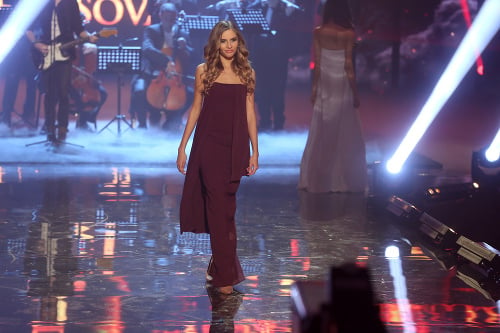 Bronislava Gregušová ako finalistka Miss Slovensko 2015