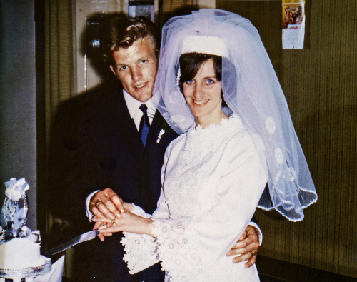 Manželia sa zosobášili v roku 1969.