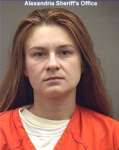 Marija Butinová bola 17. augusta 2018 zatknutá. 