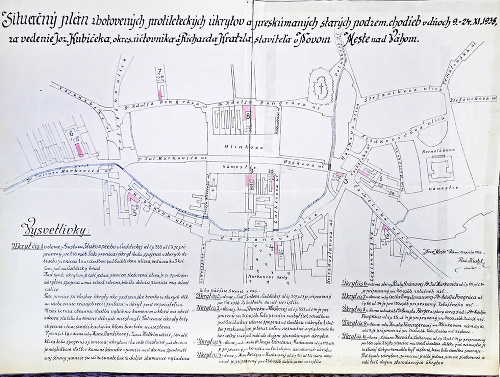 Mapa z roku 1938 vznikla, keď na príkaz mesta skúmali  podzemné priestory pre úkryty.