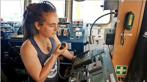 KAPITÁNKA: Carola Rackete šéfuje lodi Sea-Watch 3 od roku 2018.