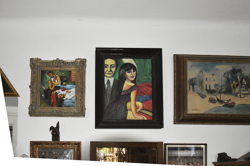 Obraz od Gotta: Felixa namaľoval spevák len čiastočne, lebo je doma len spolovice.