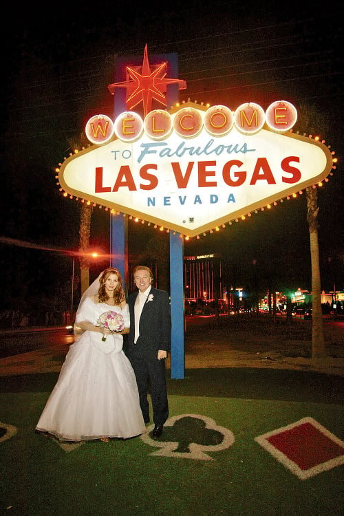 S Ivanou: Zobrali sa v roku 2008 v Las Vegas, kde Gott toľko krásneho kedysi zažil.