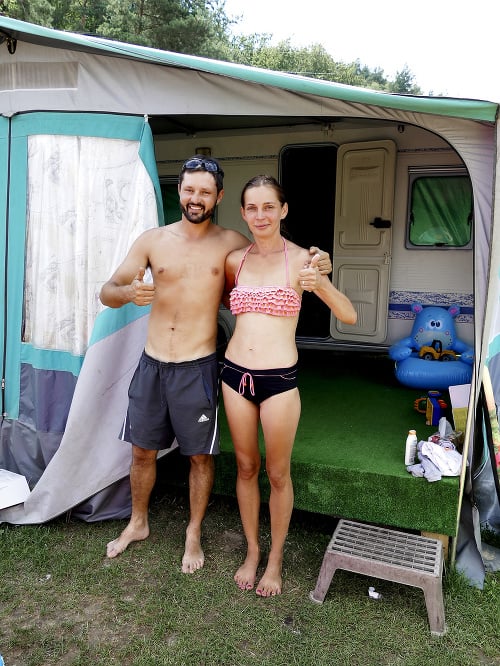 Daniela a Martin zo Sabinova sa rozhodli kempovať v karavane.