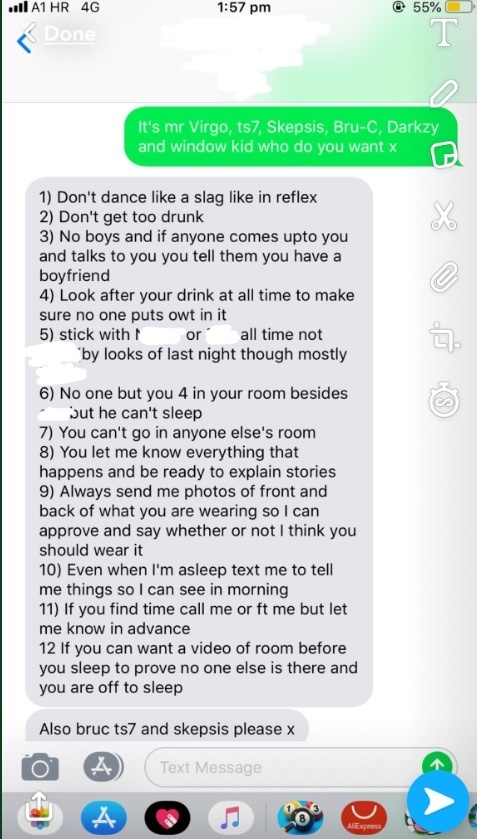 12. pravidiel, ktoré Zoe poslal jej bývalý priateľ. 