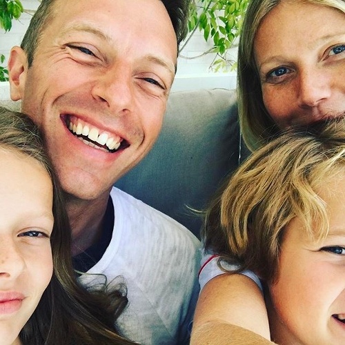 Chris Martin a Gwyneth Paltrow s deťmi.