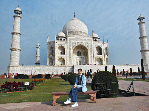 Tádž Mahal: V Indii navštívila aj monumentálnu stavbu - súčasť Svetového dedičstva UNESCO.