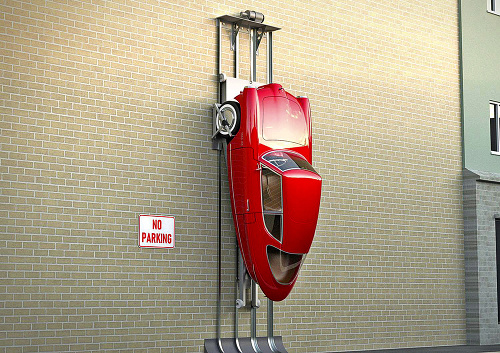 NOBE 100 - dokáže zaparkovať na stene