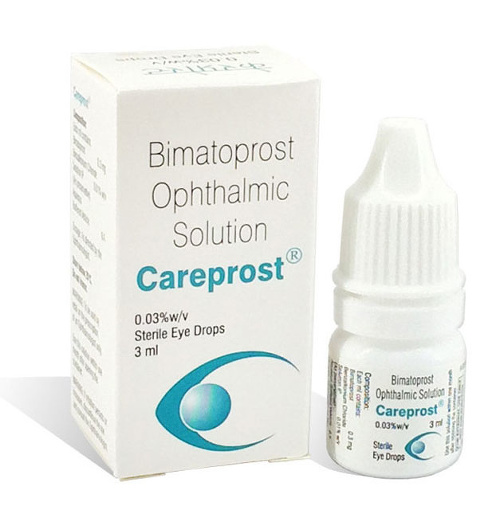 Sérum na riasy Bimatoprost ophthalmic solution Careprost.