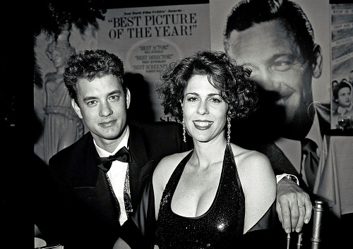 1990 - Tom Hanks a Rita Wilson.