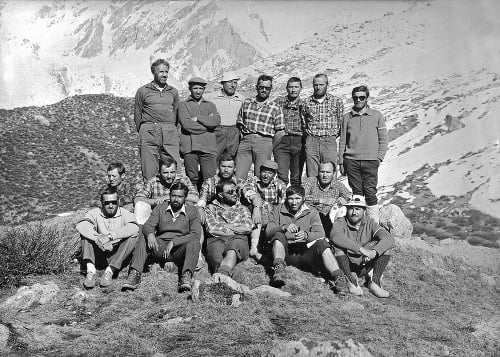 ÚSPECH: Účastníci československej horolezeckej expedície na Nanga Parbat v roku 1971.