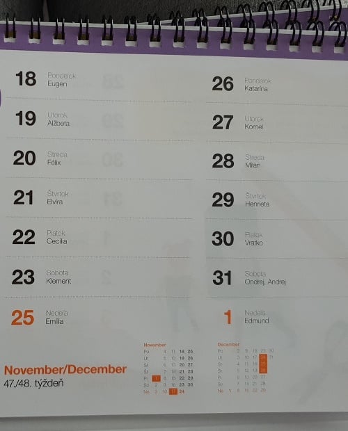V novom kalendári niečo chýba!