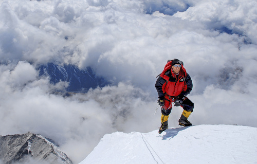 Hámor počas výstupu na Ama Dablam. 