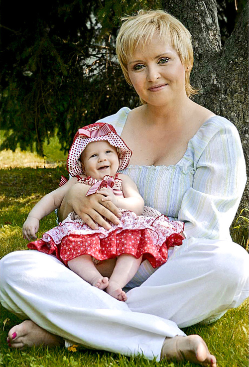 Kveta Horváthová (42) a dcéra Paulínka (11)