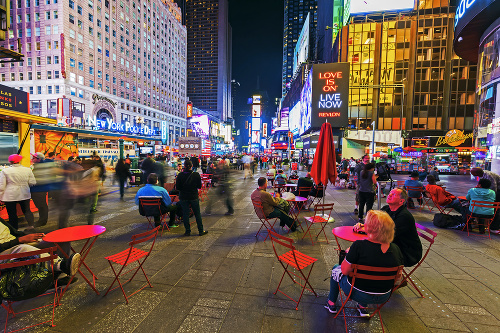 New York: Projekt voľného sedenia využívajú aj svetové metropoly.