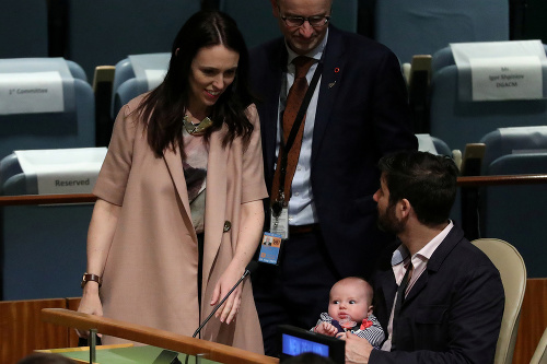 Svoje malé bábätko priniesla aj do OSN.