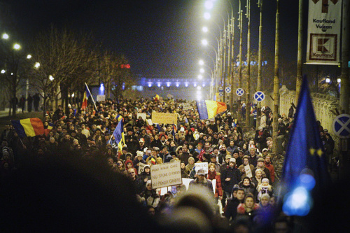 Hlas ulice:  V Rumunsku sa v roku 2017 konali obrovské antikorupčné protesty.