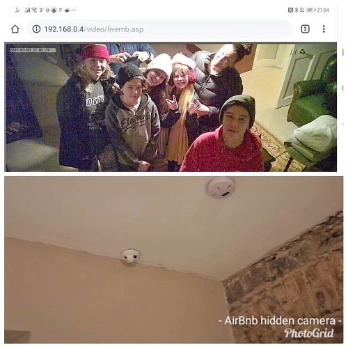 Rodina Barkerovcov, ktorá v ubytovaní AirBnB našla skrytú kameru.
