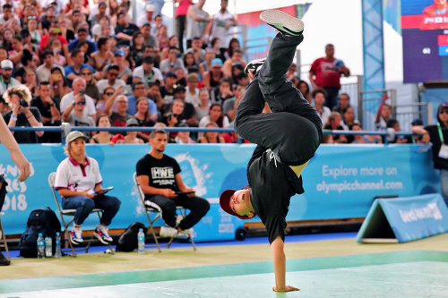 Breakdance, veľký záujem: Vlani na OH mládeže v Buenos Aires bol breakdance divácky najvyhľadávanejší.