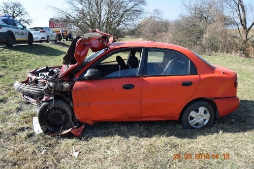 V tomto osobnom aute zahynul vodič († 45) na Záhorí.
