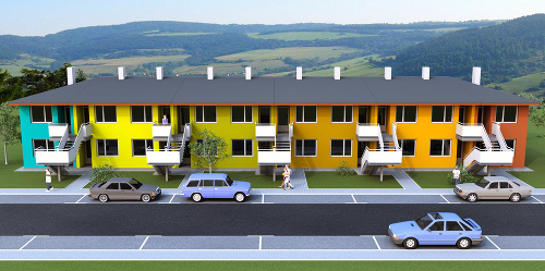 Pilotná vizualizácia bytového domu na Hrebendovej ulici z roku 2015, ktorá ešte prejde úpravami.