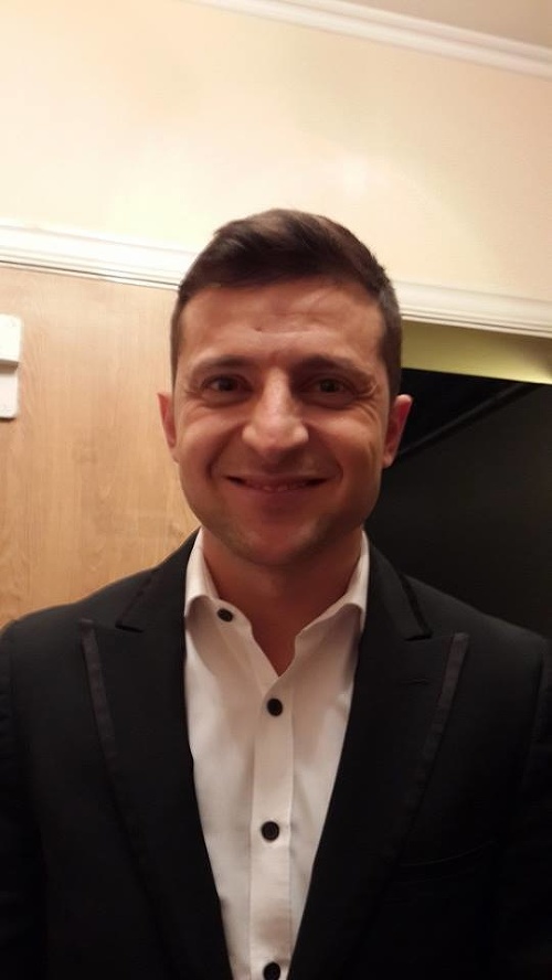 Ukrajinský herec a komik Volodymyr Zelenskyj