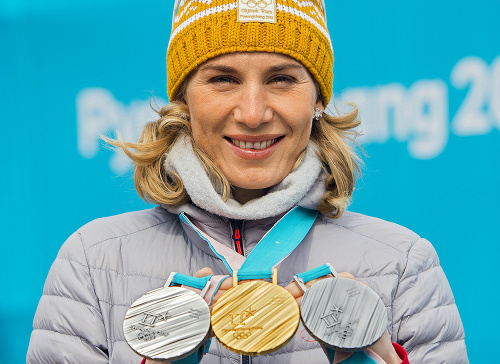 Anastasia Kuzminová, biatlonistka.