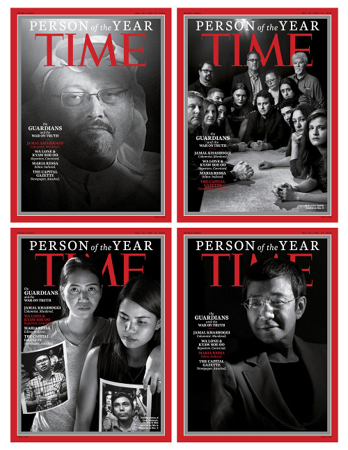 Časopis Time ocenil zavraždeného novinára. okrem neho aj ďalších novinárov.