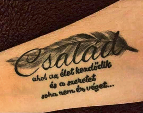 Vytúžené tetovanie, ktoré si chcel dať Zoltán († 40).