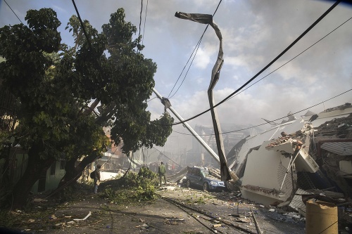 Výbuch bol citeľný vo viacerých častiach Santo Dominga.