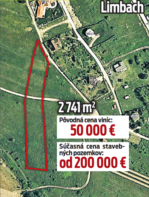 Silvia vlastní lukratívne parcely blízko Bratislavy.