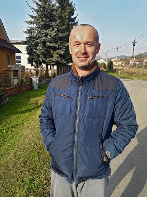 Marián Husár (39), stavbár.