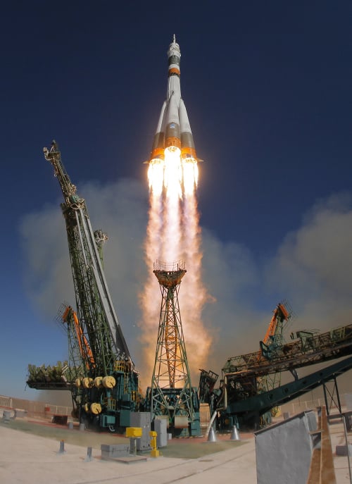 Raketa Sojuz MS-10 mala namierené na Medzinárodnú vesmírnu stanicu (ISS).