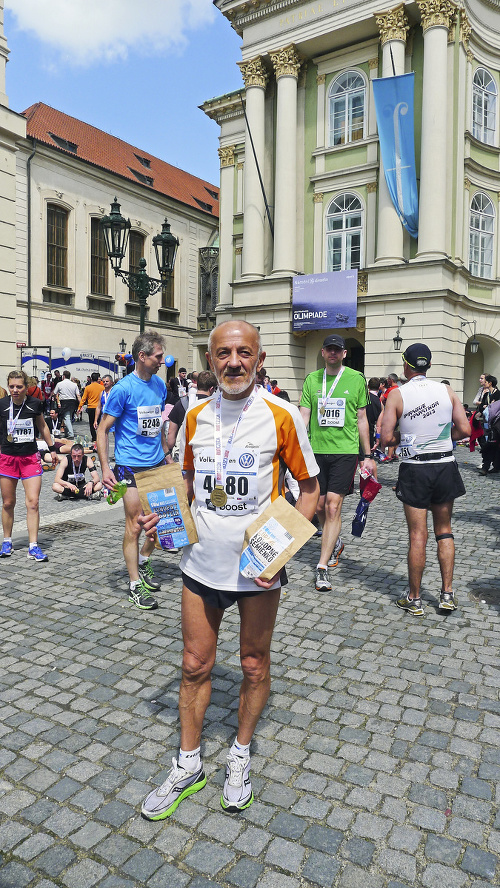 Maratón v Prahe.