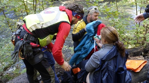 Turistku (47), ktorá spadla do Prielomu Hornádu, ratovali horskí záchranári.