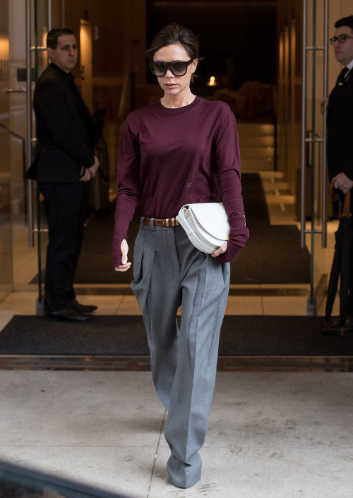 Victoria Beckham v New Yorku, február 2017.
