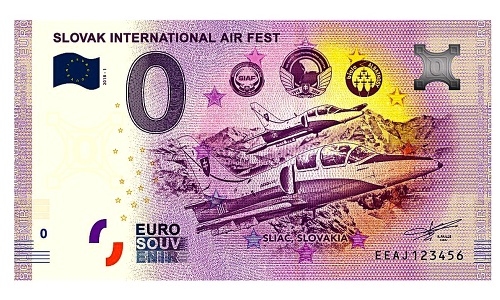 SIAF 2018 má aj vlastnú eurobankovku.