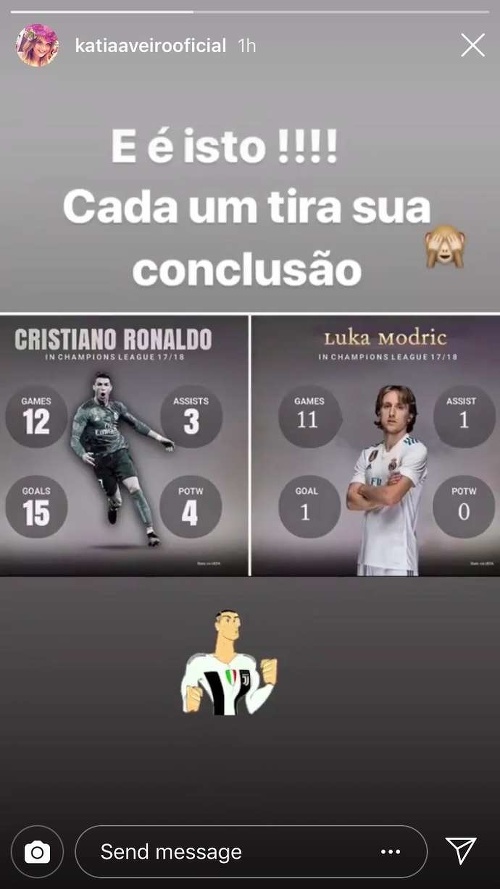 Ronaldova sestra zdieľala na Instagrame veľavravnú štatistiku.