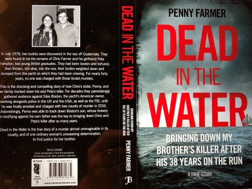 Penny napísala o prípade knihu. Na zadnej strane obalu foto zavraždeného páru.