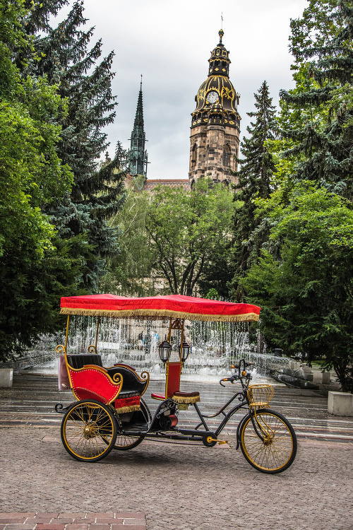 Košická rikša už brázdi ulice historického centra mesta.