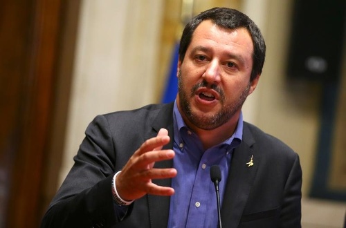 Taliansky minister vnútra Matteo Salvini 