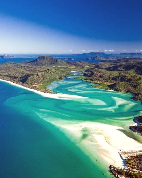 Whitehaven Beach, Austrália.