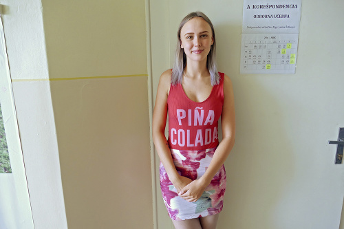 Kristína Kocmaníková (18), 3. ročník.