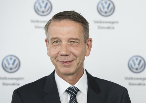 Predseda predstavenstva Volkswagen Slovakia Ralf Sacht.