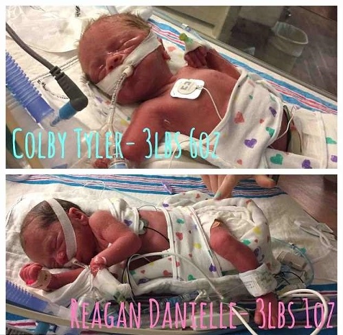 Danielle sa narodili zdravé dvojičky.