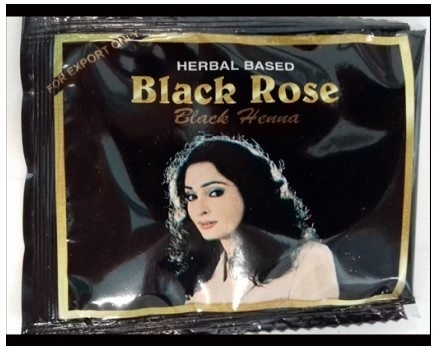 Henna farba na vlasy Kali Mehandi Henna hair dye značky Black Rose
