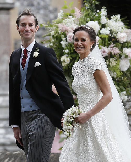 Pippa Middleton a milionár James Matthews po sobáši.