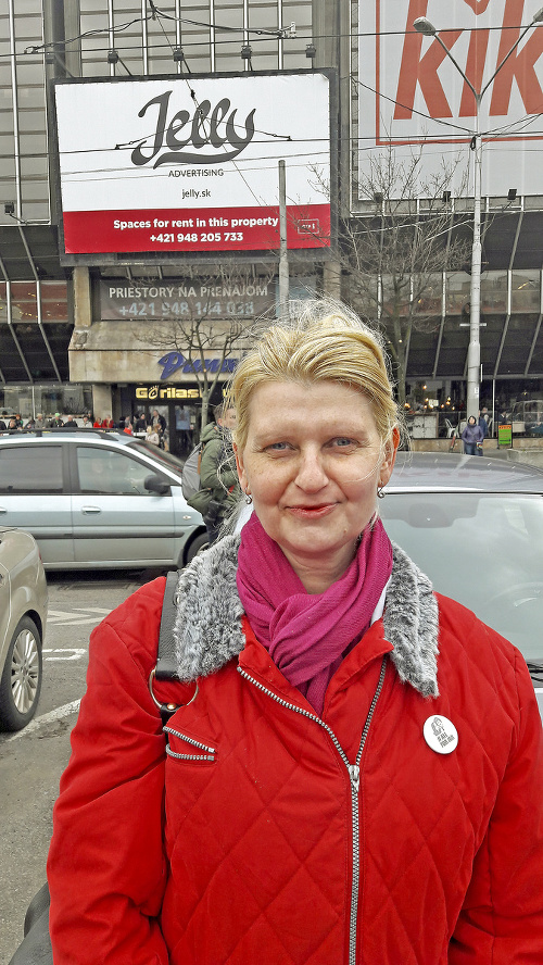 Aniko Sabová (49), živnostníčka.