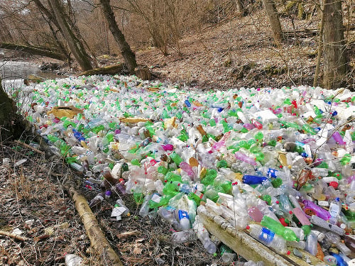 Aj riečka Bodva je plná rôzneho odpadu.