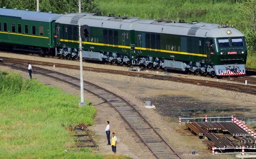 Vlak, v ktorom Kim Čong-un prišiel do Číny.